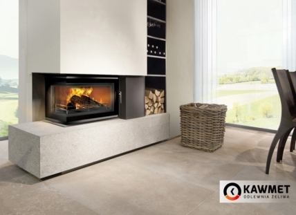 Камінна топка KAWMET W16 з лівим боковим склом без рами (14.7 kW)