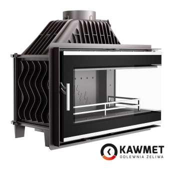 Камінна топка KAWMET W16 з правим боковим склом без рами (14.7 kW)