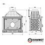 Камінна топка KAWMET W1 Herb (18 kW)